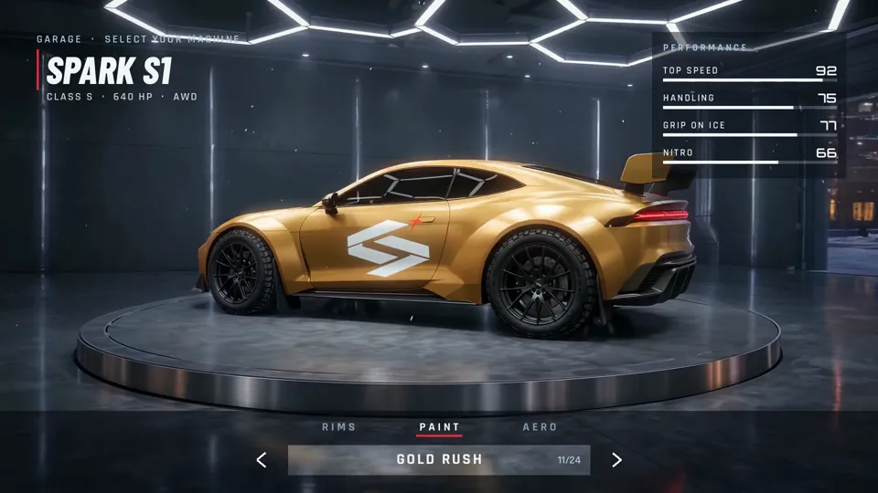 The garage