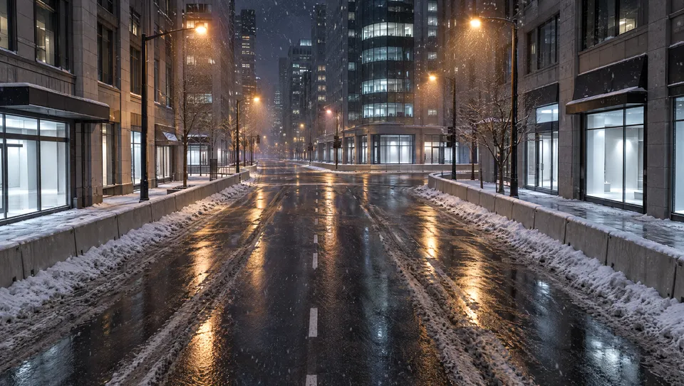 Location: Downtown at night