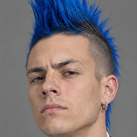The punk as the croupier